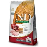 Farmina N&amp;d ancestral grain adult light medium/maxi kip en granaatappel - light adult medium en large hondenvoer 12kg