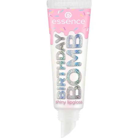 Essence Birthday bomb shiny lipgloss - lip gloss no. 01 cake my day
