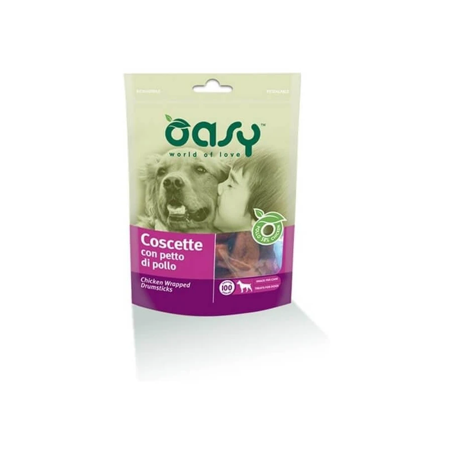 Oasy Coscette cu piept de pui - gustări pentru câini 100 g