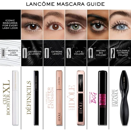 Lancome lash idole flutter extension - mascara de alungire nr. 01 true black