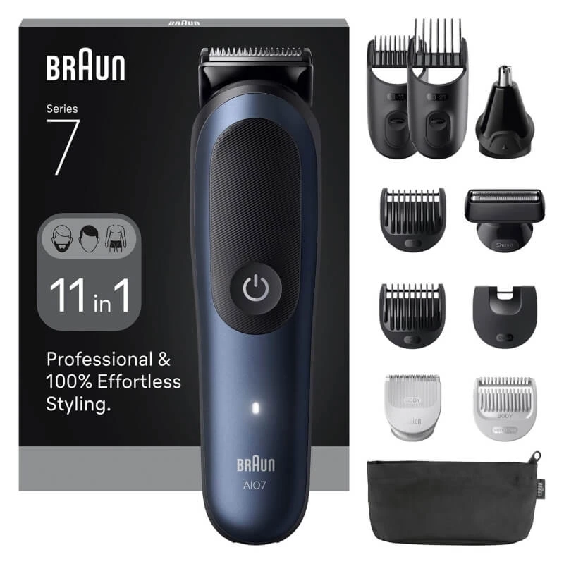 All-in-one Serie 7 - 11-in-1 Multigrooming-Bart- und Haartrimmer - blau