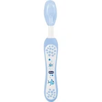 Chicco set igiene orale azzurro astuccio con spazzolino + dentifricio fragola 12m+