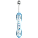 Chicco set igiene orale azzurro astuccio con spazzolino + dentifricio fragola 12m+