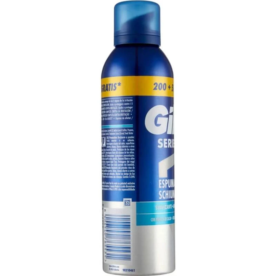 Seria Gillette - spumă de ras cu unt de cacao 250 ml