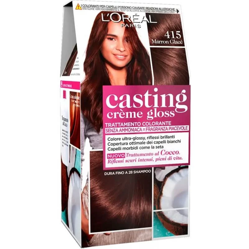 L'oreal paris haarfarbe gießen creme glanz ohne ammoniak n415 maron glace'
