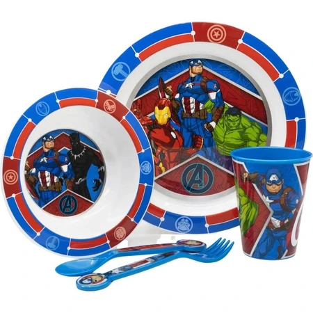 Service de table 5 pièces Stor avec décoration avengers