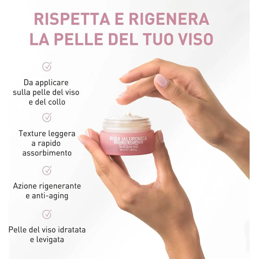 Equilibra rosa ialuronica - crema viso anti-aging 50 ml