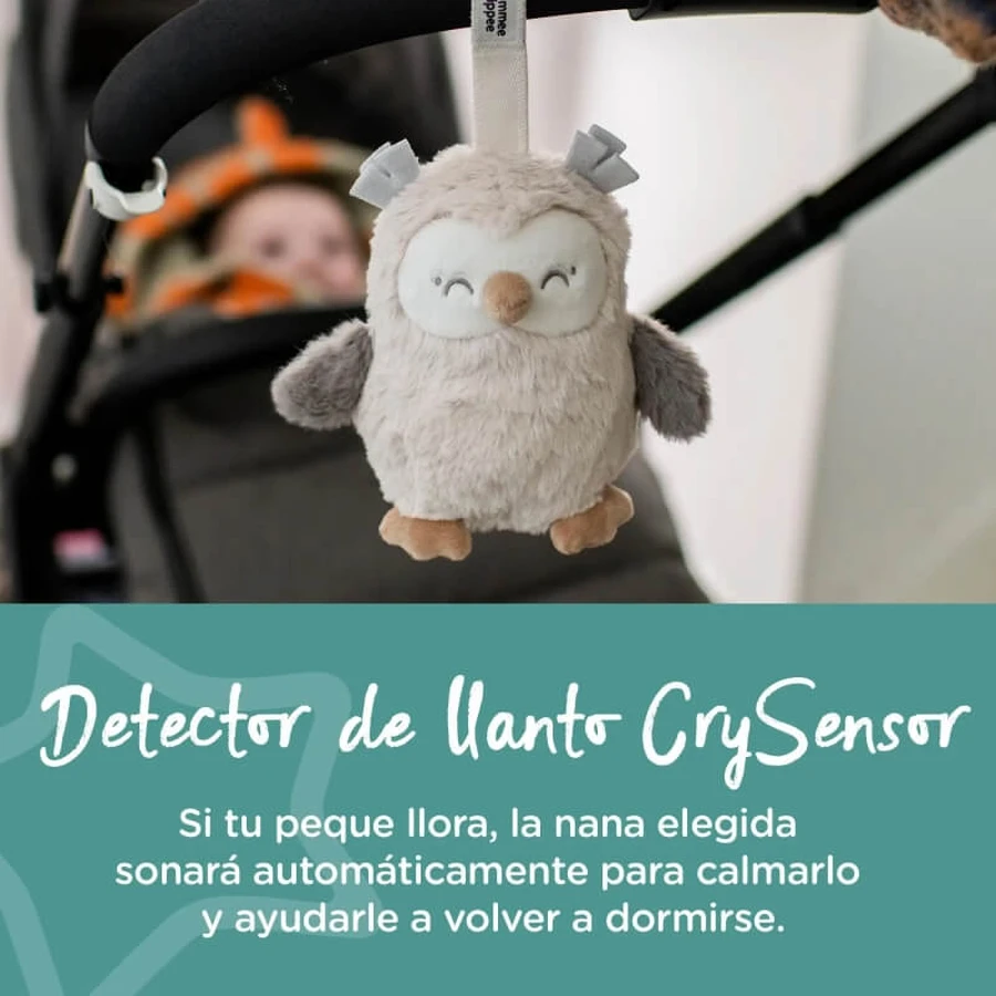 Tommee tippee Minigrofriend ollie la chouette - peluche sommeil