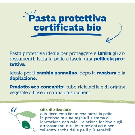 Pastă protectoare organică certificată Mustela 75 ml