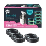 Sangenic Twist &amp; click - 6 ricariche smaltimento pannolini antibatteriche sostenibili