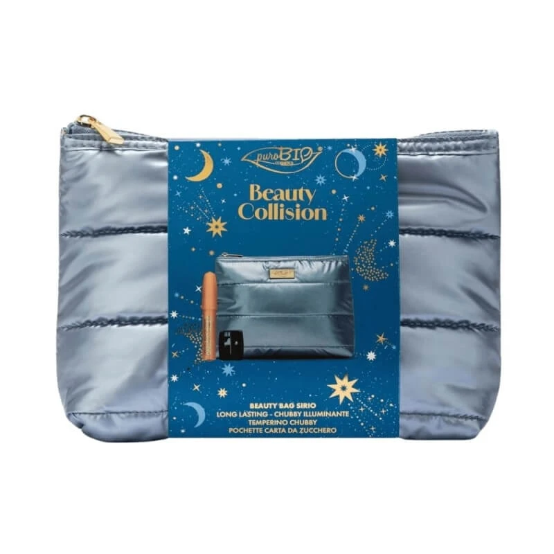 Pure bio beauty collision beauty bag sirio - chubby illuminating pencil no. 024l + spezieller Anspitzer + Handtasche