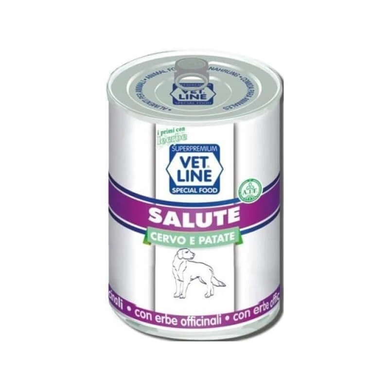 Vet line Health dog deer and potatoes - Alleinfuttermittel für ältere, übergewichtige oder intolerante Hunde 400 gr