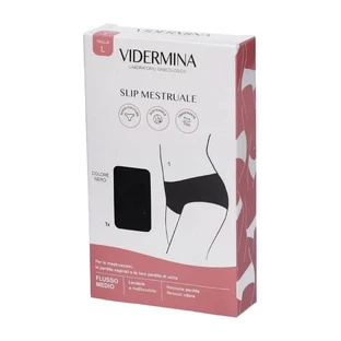 Vidermina chiloți menstruali debit mediu negru dimensiune l
