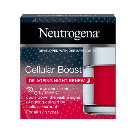 Crema de noapte anti-imbatranire Cellular Boost, 50 ml, Neutrogena