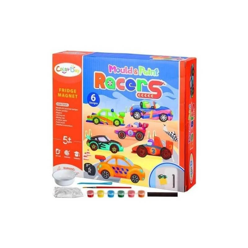Color day creative kit - Magnete in Form eines Kreideautos