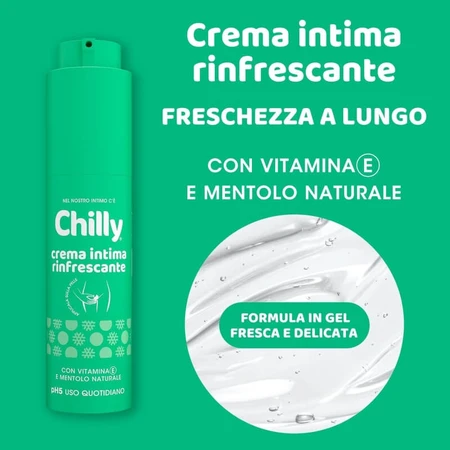 Chilly cremă intimă răcoritoare ph5 cu vitamina e și mentol natural 50 ml