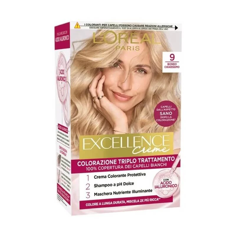 L'oreal paris Excellence creme - Haarfärbebehandlung #9 hellstes Blond