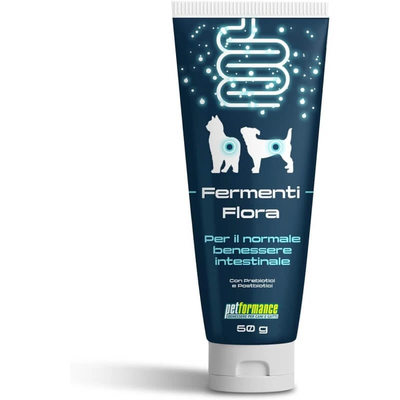 General&pharma Fermenti flora - Ergänzungsfuttermittel für die Darmgesundheit von Hunden und Katzen 50 gr