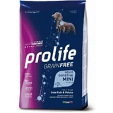 Prolife Cane grainfree sogliola &amp; patate - alimento completo per cani adulti sensibili di taglia piccola 2 kg