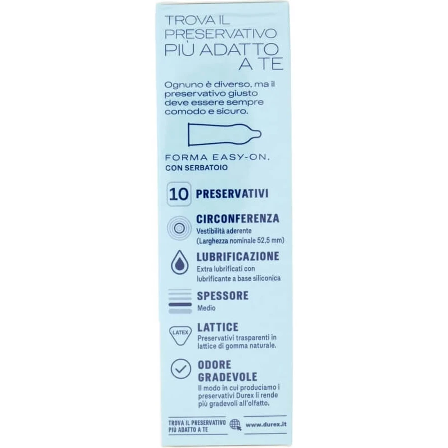 Durex settebello classic - 10 preservativos tight fit