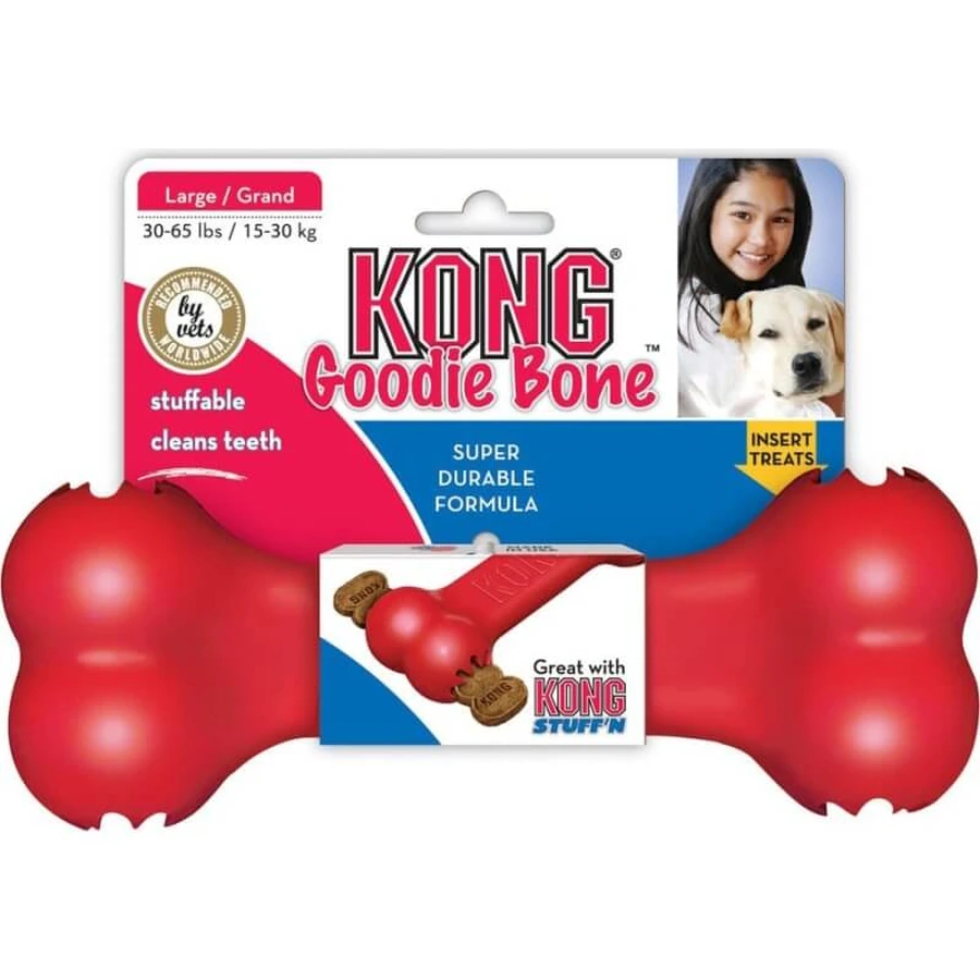 Kong Goodie bone mare - os de cauciuc pentru câini