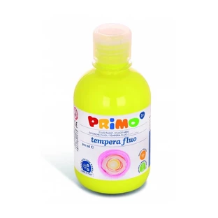 Primo morocolor Tempera fluo 300 ml color amarillo (etiqueta rayada)