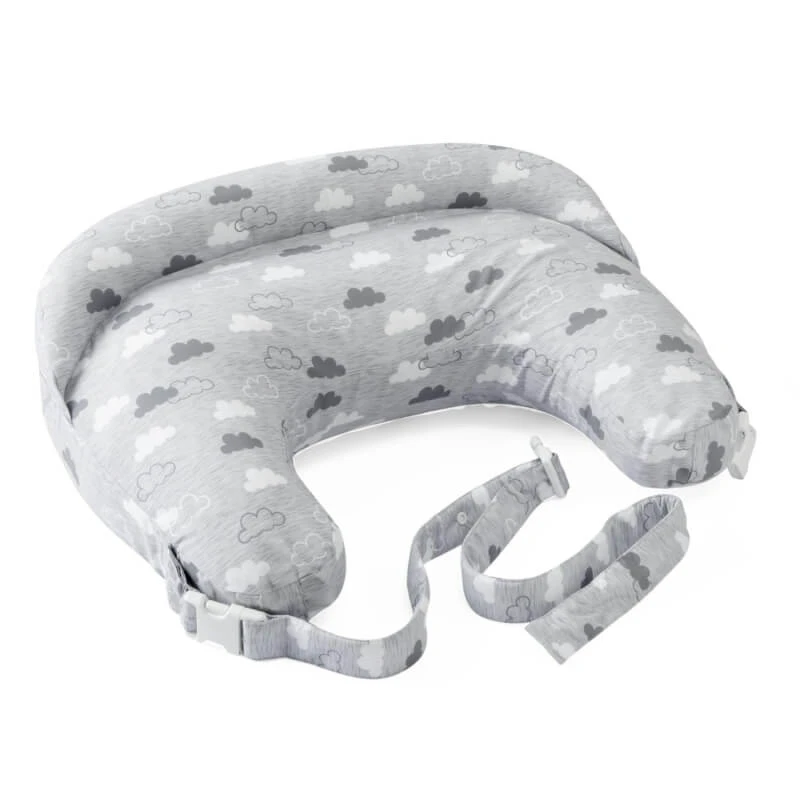 Chicco boppy deluxe clouds - ergonomisches Stillkissen grau