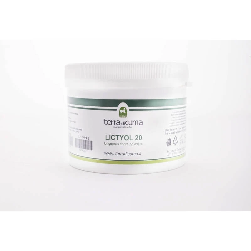 Tdc Lictyol 20 - keratoplastische, erweichende und antimikrobielle Salbe für Pferde 500 gr