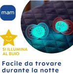 Mam Original 2-6m - 2 sucettes en silicone - rose