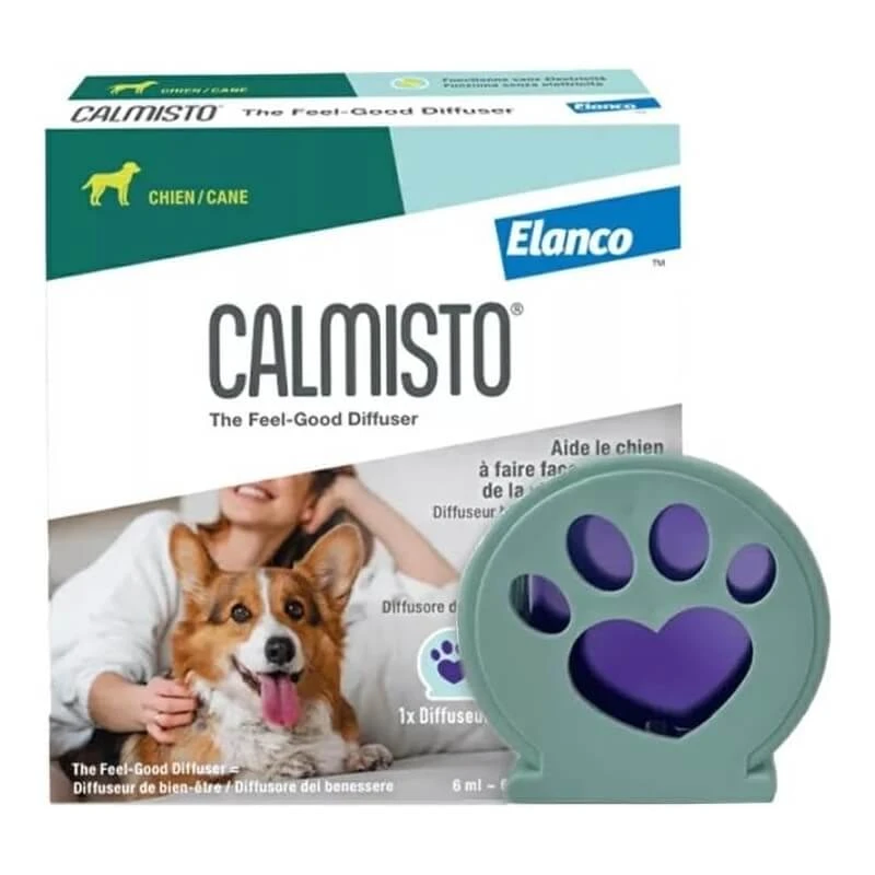 Elanco Calmmisto - Beruhigungsdiffusor für Hunde zum Stressabbau mit Nachfüllpackung 6 ml