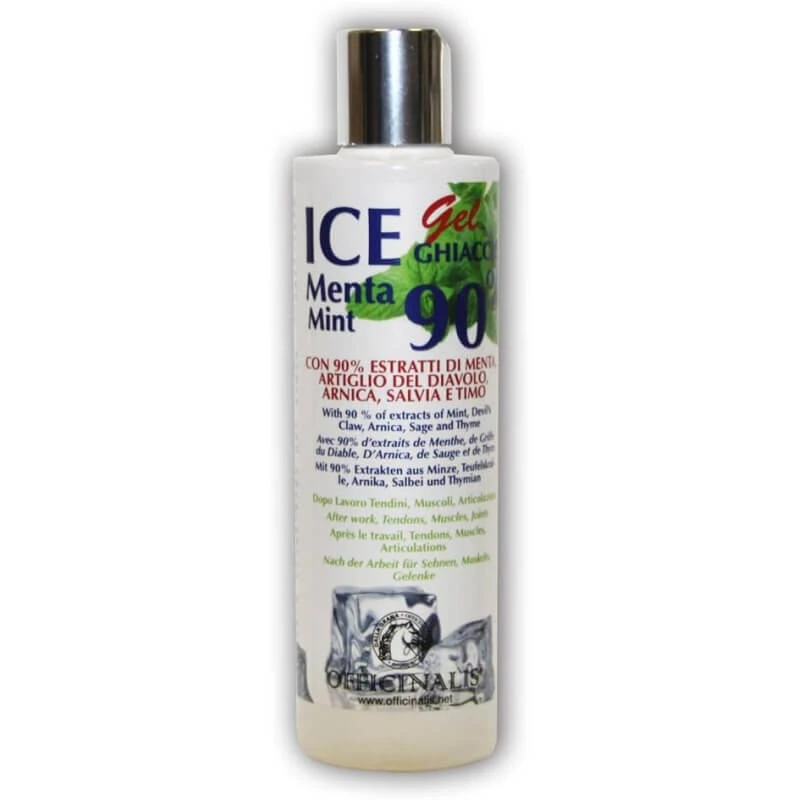 Officinalis Ice mint 90 - wohltuend kühlendes Eisgel für Muskeln und Sehnen von Pferden 250 ml