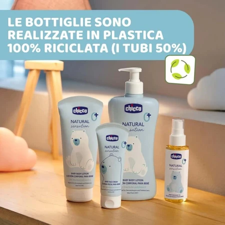 Chicco natural sensation - bodylotion voor baby's - bodycrème 500 ml