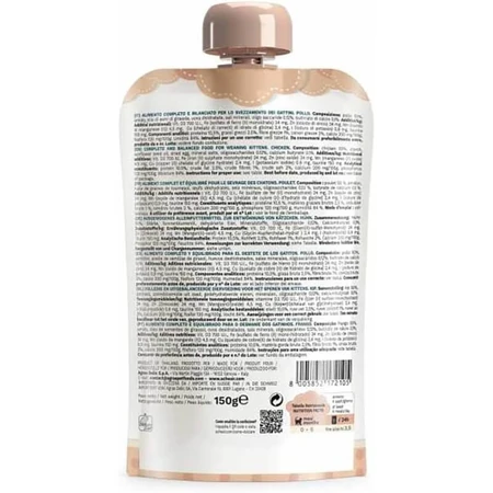 Schesir Kitten pouch cream chicken - hrană umedă pentru pisoi de la 0 la 6 luni 150 g