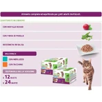 Natural trainer Cod și curcan - hrană completă pentru pisici adulte castrate 12 pliculețe 85 g