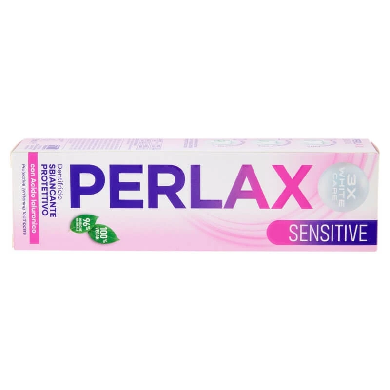 Perlax Sensitive - remineralisierende, schützende, aufhellende Zahnpasta für empfindliche Zähne 75 ml