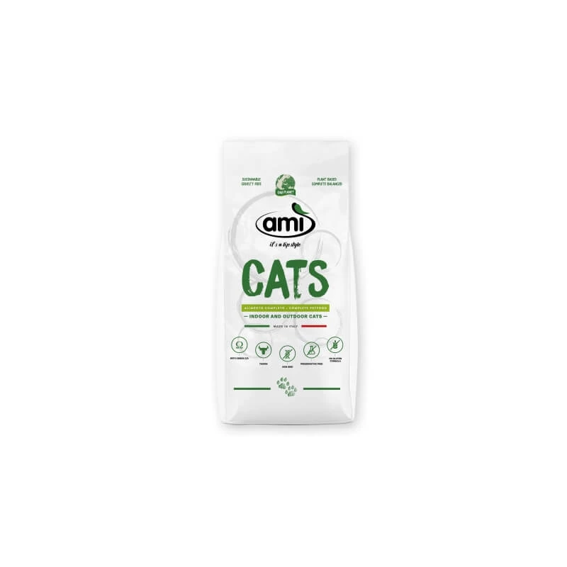 Ami the natural choice Amì cat - Alleinfuttermittel für ausgewachsene Katzen im Haus und im Freien 1,5 kg