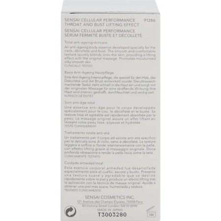 Kanebo Sensai cellular performance - tratament de lifting pentru gât și decolteu 100 ml
