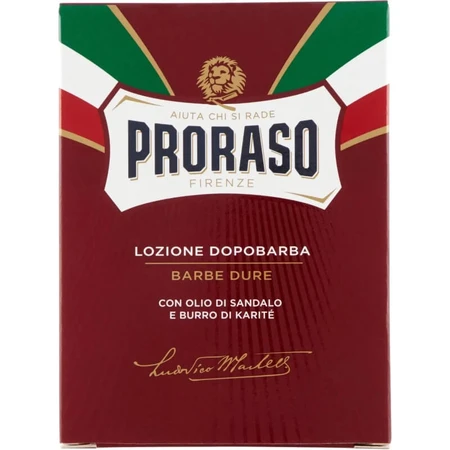 Proraso barbe dure - loțiune aftershave răcoritoare 100 ml