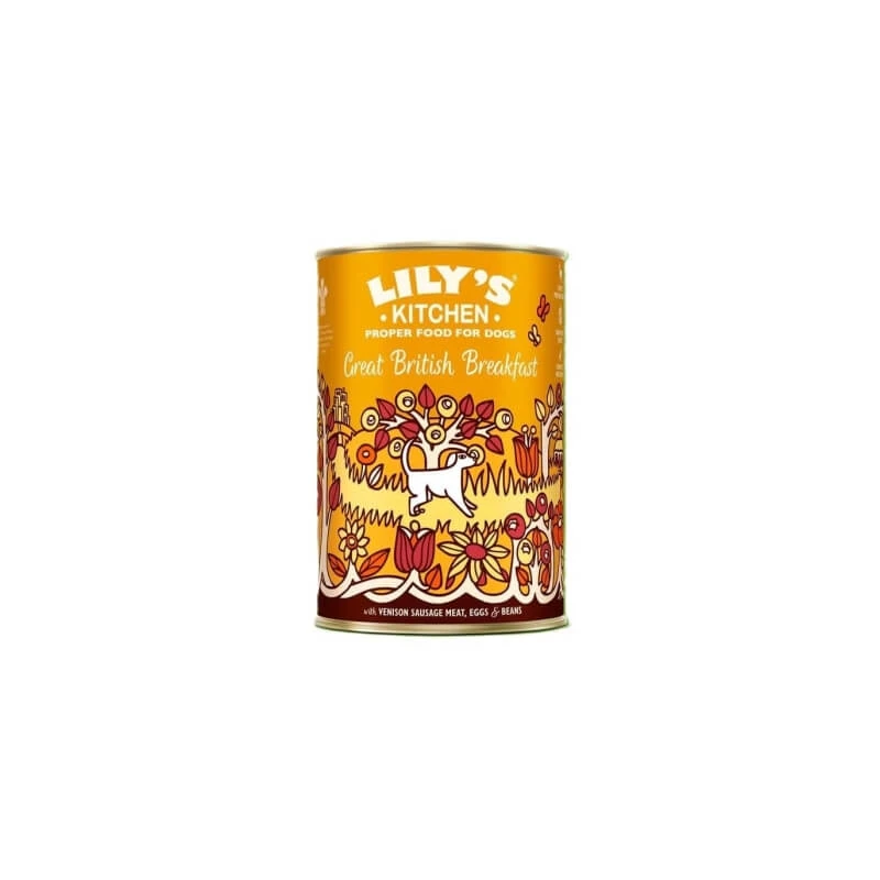 Lily's kitchen Great british breakfast deer - Alleinfuttermittel für kleine erwachsene Hunde 400 gr