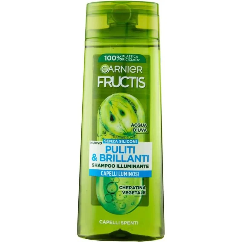 Garnier fructis clean & glänzend - leuchtendes Shampoo 250 ml