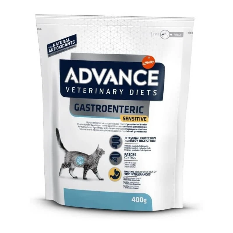 Advance Diets cat sensitive gastroenteric - diätetisches Alleinfuttermittel für Katzen mit Magen-Darm-Erkrankungen 400 gr