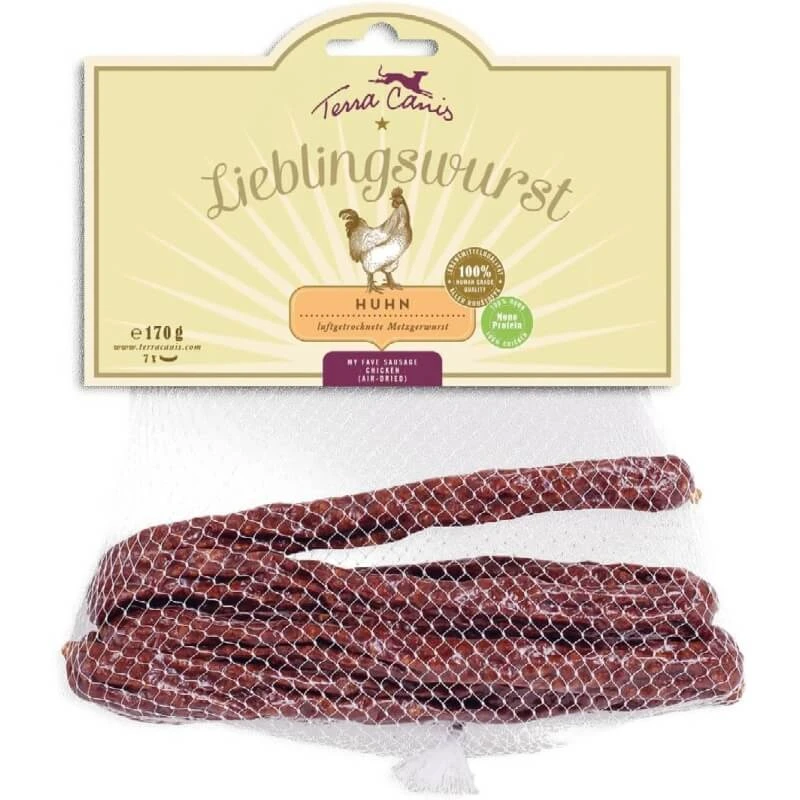 Terra canis Hühnerwurst - Snacks für Hunde 170 gr