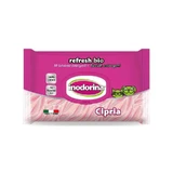 Inodorina Refresh bio - 30 biodegradowalnych chusteczek o zapachu pudru dla psów i kotów