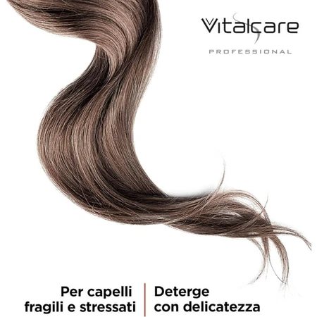 Vitalcare Keratine - versterkende en regenererende shampoo voor broos en gestrest haar 500 ml