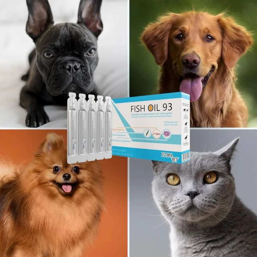 Zoma vet Zomavet aceite de pescado 93 salmón - alimento complementario para la inmunidad y la inflamación 10 viales 10 ml