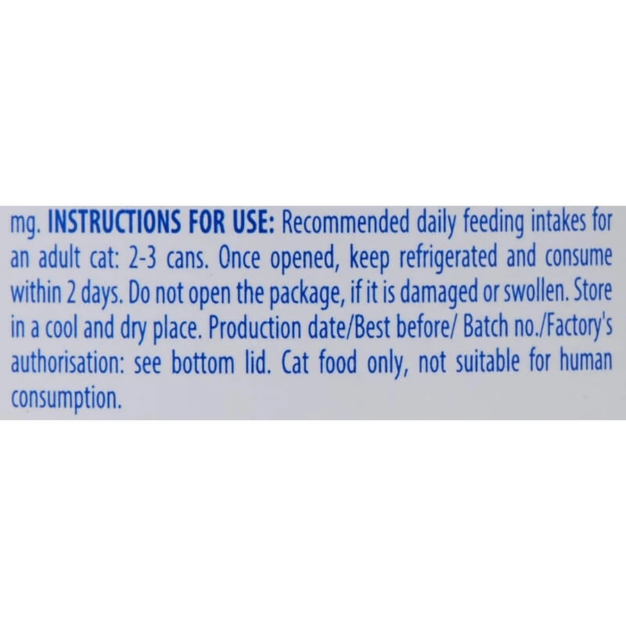 Monge Supreme sterilisierter Thunfisch mit Krabben - Ergänzungsfuttermittel für ausgewachsene sterilisierte Katzen 80 g