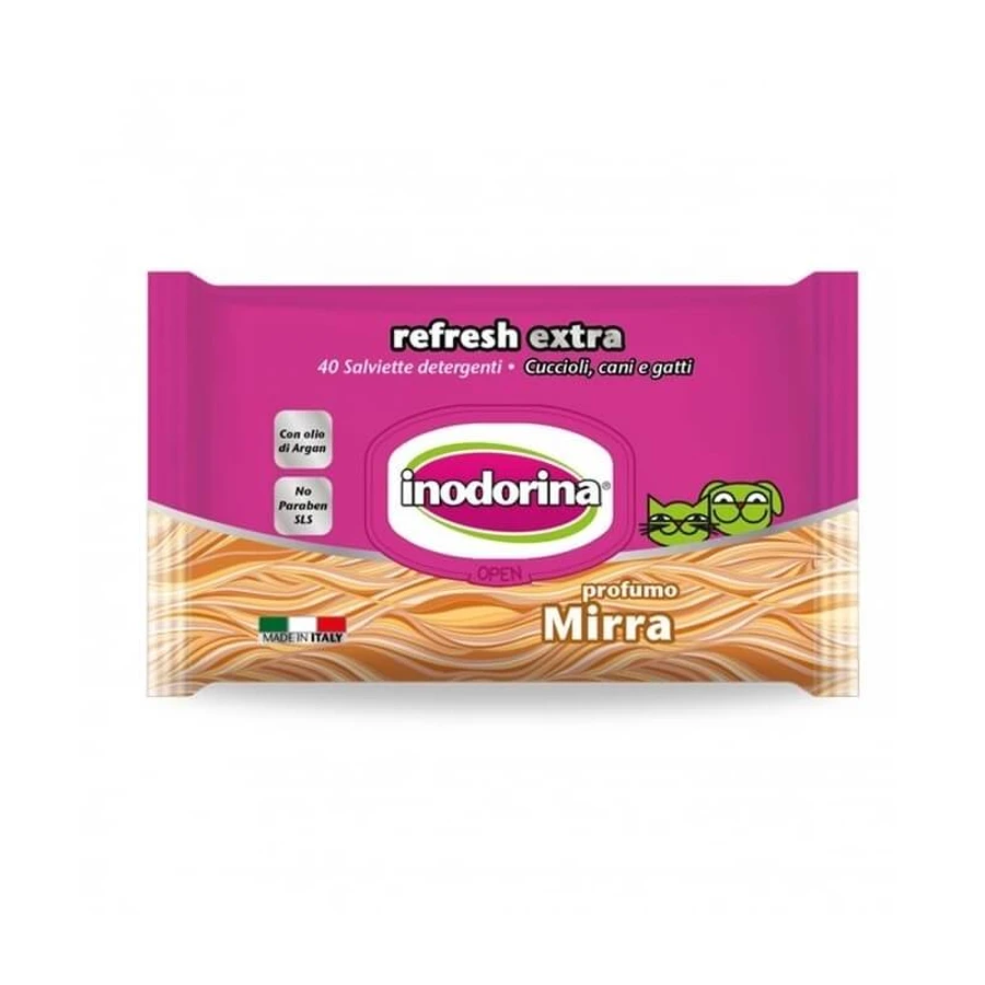 Inodorina Refresh Extra Myrrh Șervețele de curățare 40 șervețele