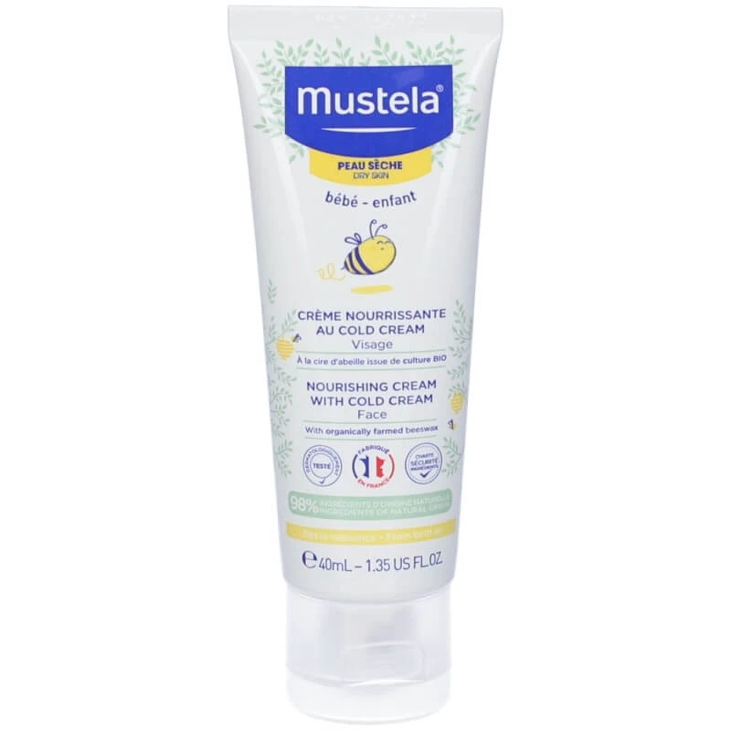 Mustela nährende Cold Cream Gesichtscreme für trockene Haut 40 ml