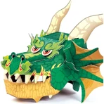 Clementoni Mască mare dragon - mască de asamblat