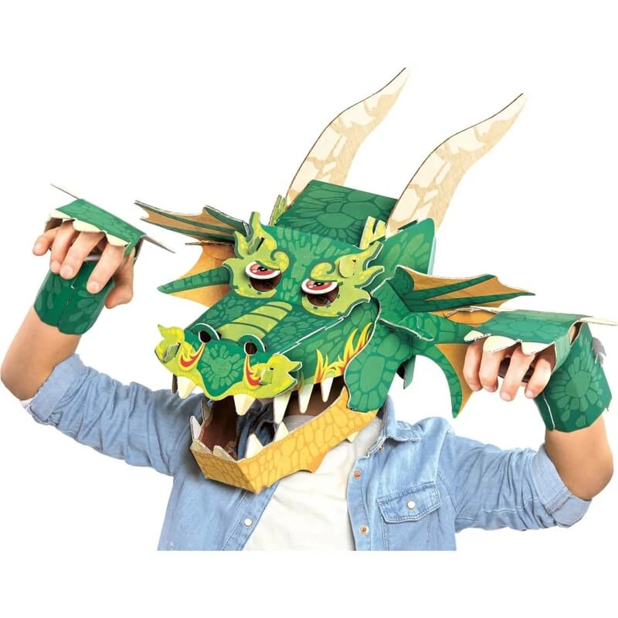 Clementoni Mască mare dragon - mască de asamblat